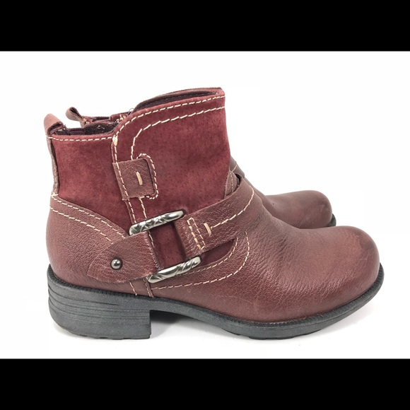 earth origins leather ankle boots